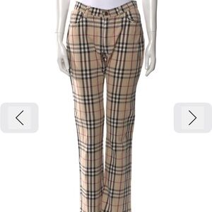New authentic Burberry Plaid Women's Pants
